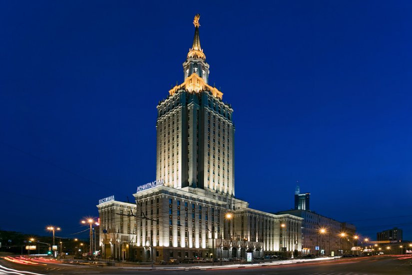 Moscow 
Hilton Leningradskaya hotel 